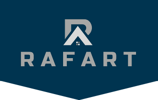 Rafart logo s pozadím